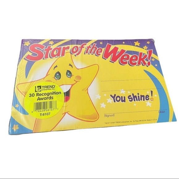 Star of the Week Student Award Recognition Pack NWT - Picture 1 of 6